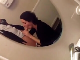 Blowjob And Cumshot In Public Toilet