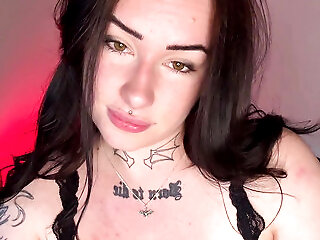 Dominant British Goth Girl Whips You