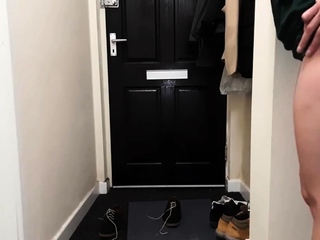 Delivery Guy Knocked On The Door As I Fucked My Girl And I L