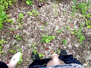 Mother-in-law Sucks My Dick In A Park And Swallows Hot Cum
