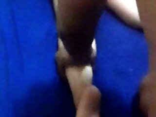 While Massaging Aunty Ass I Put My Cock In Her Pussy