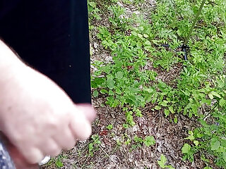 Mother-in-law Sucks My Dick In A Park And Swallows Hot Cum