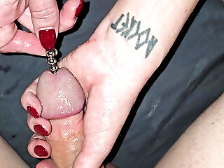 Amateur MILF Tests Out Different Penis Plugs On Big Cut Cock