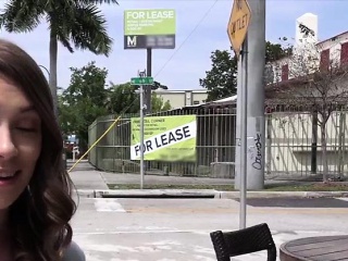 Petite Teen Kirsten Lee Sucks Big Cock For Huge Cash