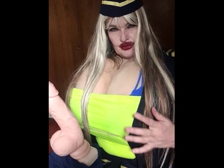 Susi Is Sitting And Rubbing Toy Cock Enjoy It