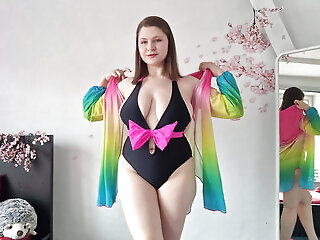 Your Sexy Girlfriend Is Getting Ready For The Beach Just For You. Joi + Countdown