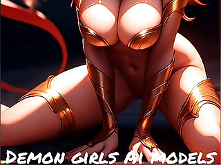 Demon Girls Nude With Big Boobs (ai Models)